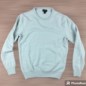 J.Crew Women's Italian Cashmere Blue/Green Sweater